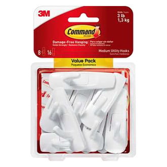 3M® 17001ES - Command™ Red Medium Utility Hooks