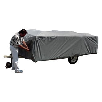 ADCO® - SFS AquaShed™ Pop-Up Trailer Cover (Gray with White Roof, Up to 16')