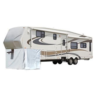 ADCO® - 5th Wheel Trailer Storage Skirt (Polar White, 64"H x 296"L)