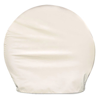 ADCO® - Ultra Single Axle RV Wheel Covers (Polar White, 24"-26"Dia)