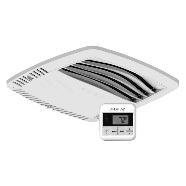 Advent Air® - White RV Ceiling Assembly with Wall Mounted Digital Thermostat