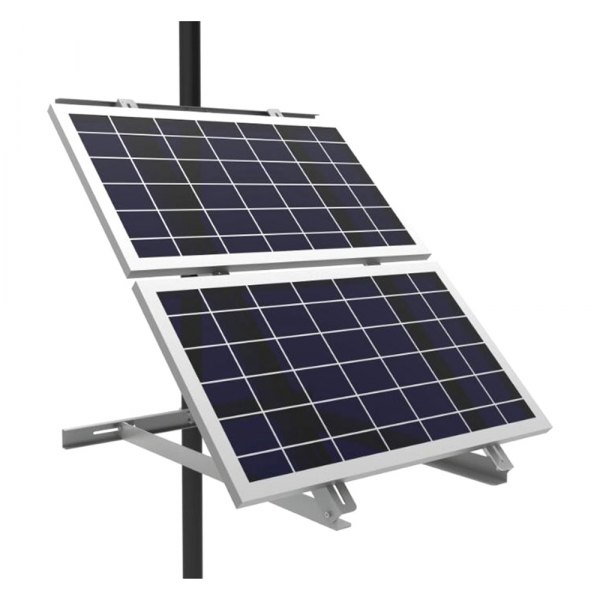 AIMS Power® - 2-Panel Adjustable Solar Side Pole Mount Bracket
