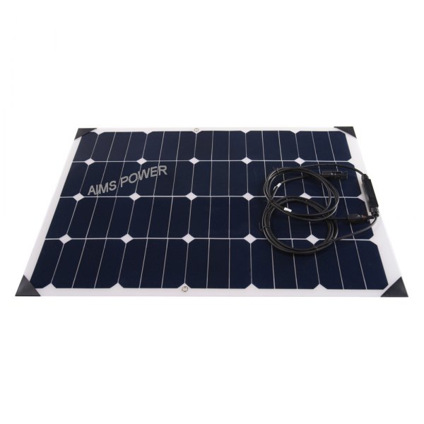 AIMS Power® - 60W Flexible Bendable Slim Monocrystalline Solar Panel