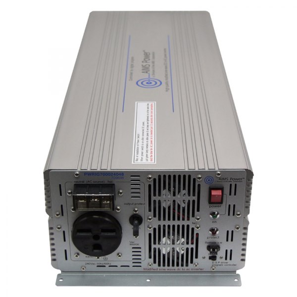 AIMS Power® - 48V DC to 240V AC Industrial Grade 50/60hz 7000W Power Inverter