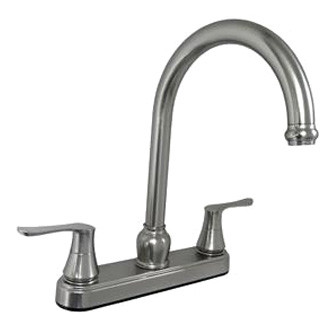American Brass RV-Küchenarmatur – Ausziehbarer Hi-Arc Auslauf, Gebürstetes Nickel, Für Wohnmobile