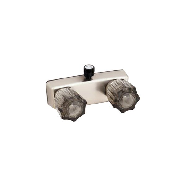 American Brass® - Brushed Nickel Shower Control Valve with Smoke Knobs Handles & Diverter