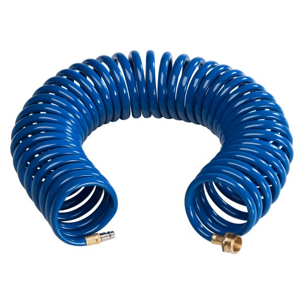 American Brass® - 15' Blue Coiled Hose for Quick Disconnect Valves