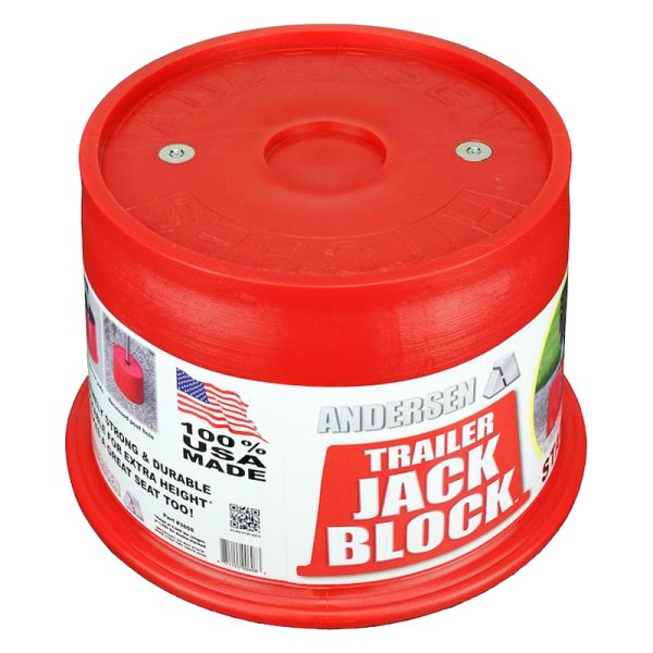 Andersen® - Red Trailer Jack Block with Magnets