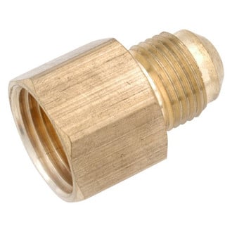 thumbnail image 2 of Anderson Brass 1/4" Compression X 1/4" Male Pipe Thread Connector - 2572 2 of 3