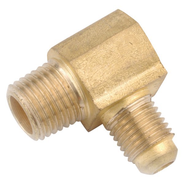Anderson Metals® - 7500 Series 3/8" Flare x 1/4" Male Pipe Male Elbow Fitting