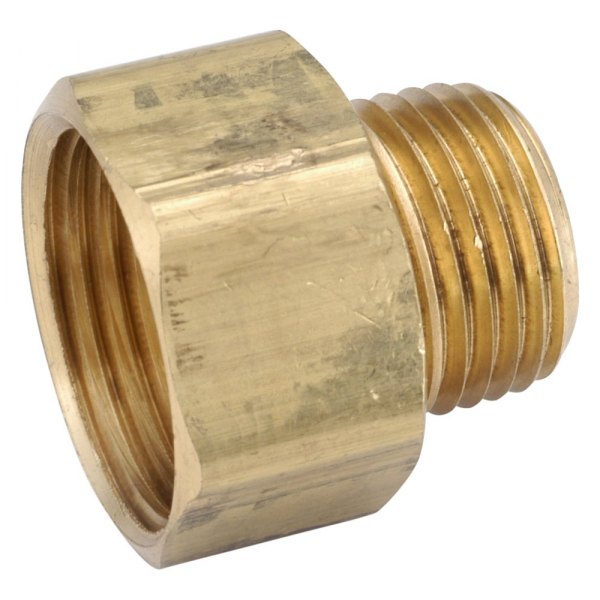 Anderson Metals® - 784GH Series 1/2" Female Threads x 3/4" Male Threads Brass Fresh Water Adapter Fitting