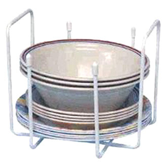 AP Products® - White Bowl & Saucer Stack & Tote
