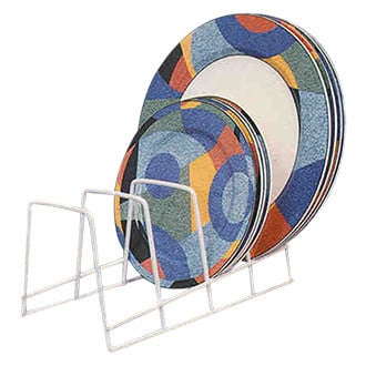 AP Products® - White Plate Rack