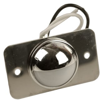 AP Products® - Round Chrome Housing Flush Mount Courtesy Light