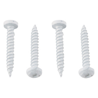 AP Products® - 8" x 1-1/2" Polar White Square Pan Head Recess Screws
