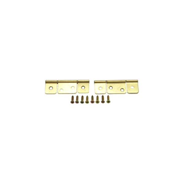 AP Products® - 3-1/2" Brass Non-Mortise Cabinet Door Hinges