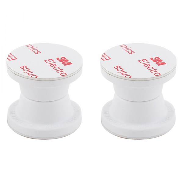 AP Products® - Polar White Round Rubberized Magnet Door Holders