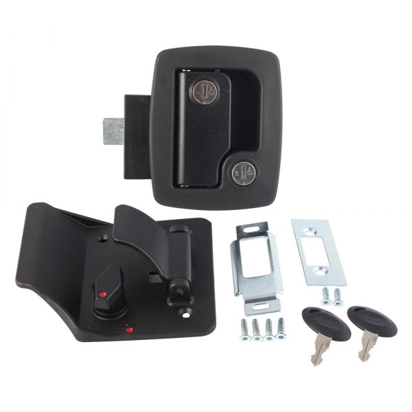 AP Products® - Bauer Black Standard Key Door Lock Assembly