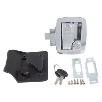 AP Products® - Bauer Zinc Die Cast Chrome Standard Key Entry Door Lock