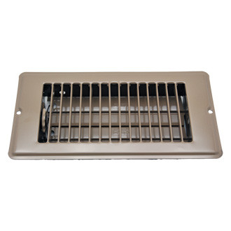 AP Products® - 4" x 8" Metal Dampered Floor Register