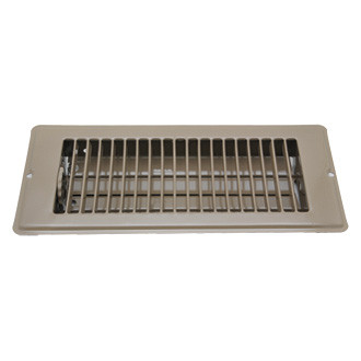 AP Products® - 4" x 10" Metal Dampered Floor Register