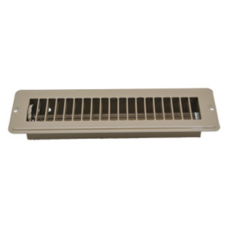 AP Products® - 2.3" x 10" Metal Dampered Floor Register