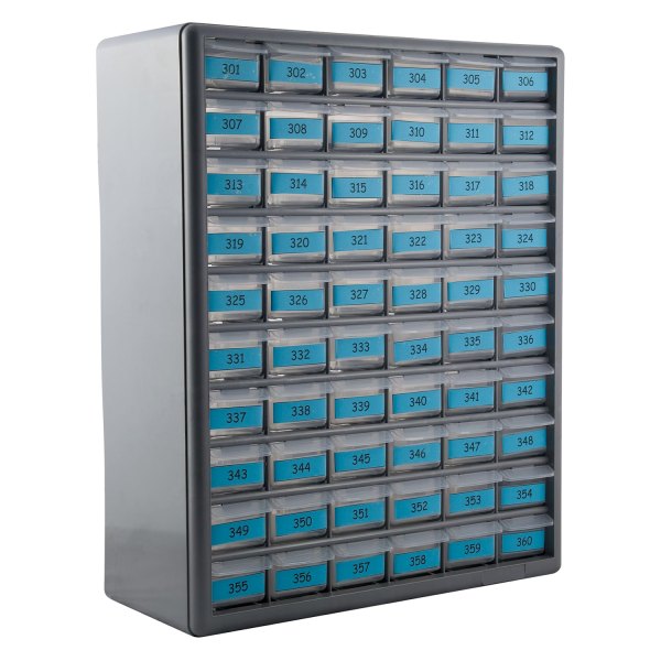 AP Products® - Bauer RV300 Gray Key Storage Case (5 Keys Each Of 60)