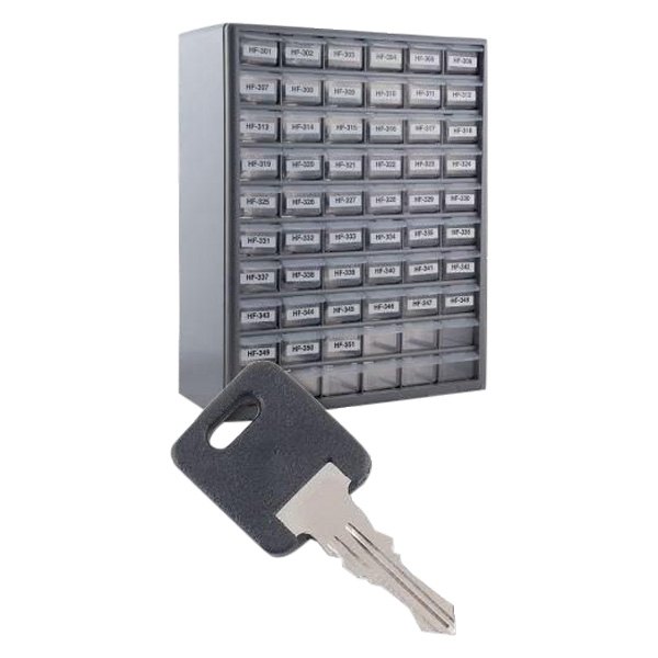 AP Products® - Fastec 300 Gray Key Storage Case (5 Keys Each Of 51)
