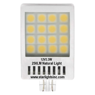 AP Products® - Star Lights Series Wedge D.F. Base 250 lm Warm White LED Bulb