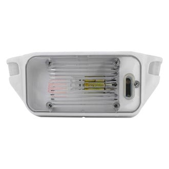 AP Products® - Star Lights™ SL1000 Rectangular Clear Lens White Case LED Motion Activated Porch Light
