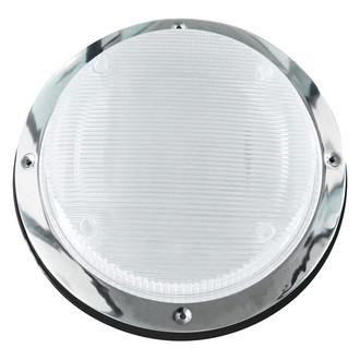 AP Products® - Star Lights™ SL2000 Round Clear Lens Black Case Incandescent Motion Activated Porch Light With Switch