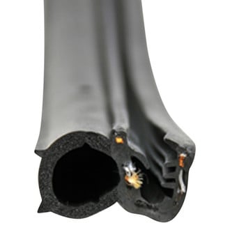 AP Products® - 28' Black EPDM Sponge Rubber Door/Window Single Bulb Seal