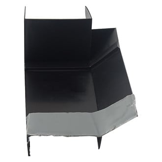 AP Products® - 4.5" Black Left Hand Corner-Block Notched