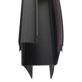 AP Products® - 7' Black Plastic Slide-Out EK Base with Wall Jamb