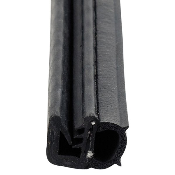AP Products® - 28' Black EPDM Sponge Rubber Door/Window Single Bulb Seal