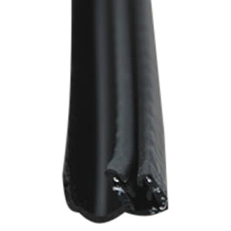 AP Products® - 28' Black Rubber Door/Window J-Seal