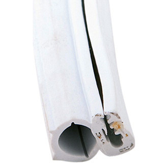 AP Products® - 28' White PVC Door/Window Single Bulb Seal