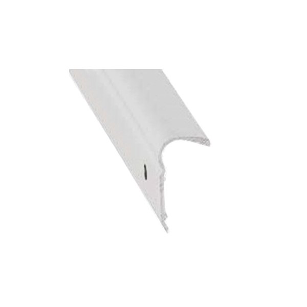 AP Products® - 8' Polar White Aluminum Non Insert Roof Trim