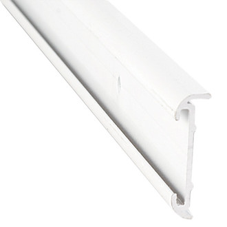 AP Products® - 16' White Aluminum Short Leg Trim with Insert Slot