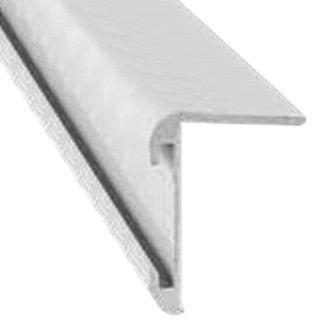 AP Products® - 8' Polar White Aluminum Long Corner Moulding