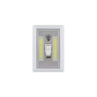 AP Products® - Glow Max Series Rectangular Surface Mount LED Double Bulbs Overhead Light with Switch