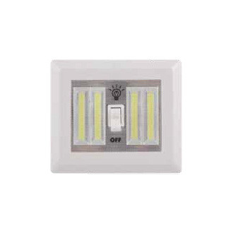 AP Products® - Glow Max Series Rectangular 400 lm Surface Mount LED Double Bulbs Overhead Light with Switch
