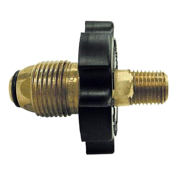 Marshall® - Brass LP Gas Adapter Fitting with 0.9 GPM Excess Flow, Plastic Handwheel