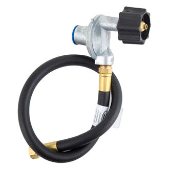 Marshall® - Two Stage LP Gas Regulator with 24" Propane Hose (QCC Inlet x 3/8" FNPT Outlet)