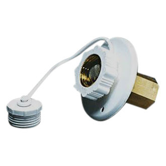 Aqua Pro® - White Aluminium City Flush Water Fill with 1/2" FPT Brass Check Valve
