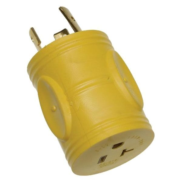 Arcon® - Power Cord Adapter with Standard Grip (30A Locking Male x 20A Straight Female)