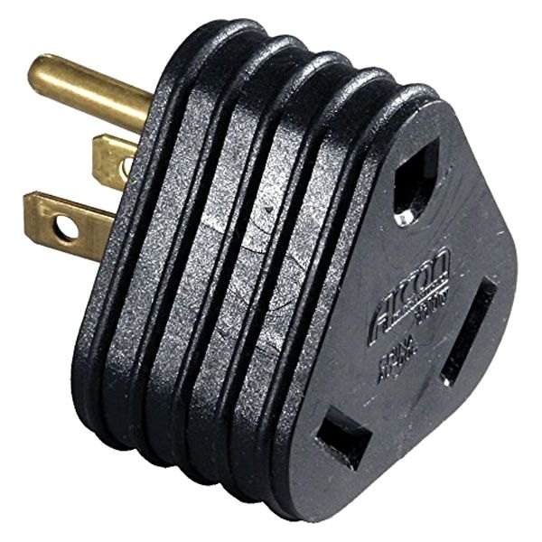 RV Cord Adapter Male to 30 Amp Female Connector Plug Camper Motorhome Triangle 