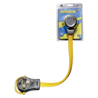 Arcon® 14368 - 18" Dogbone Power Adapter with Standard Grip (50A Male x 30A Female)