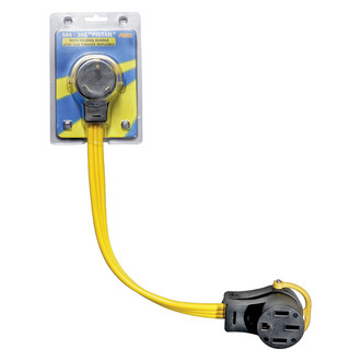 Arcon® 14372 - 18" Dogbone Power Adapter with Standard Grip (30A Male x 50A Female)