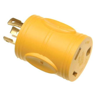 Arcon® - Power Cord Adapter with Standard Grip (30A Locking Male x 30A Straight Female)